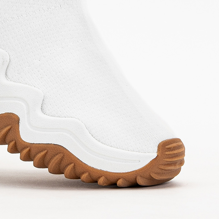 Weiße Tenera Plateau-Sneaker für Damen - Schuhe