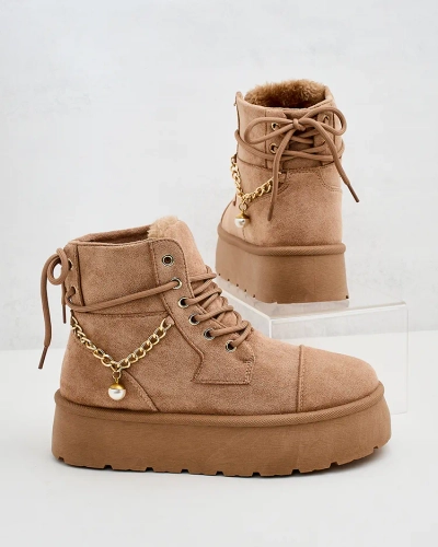 Royalfashion Damen Schnürstiefel Woruces