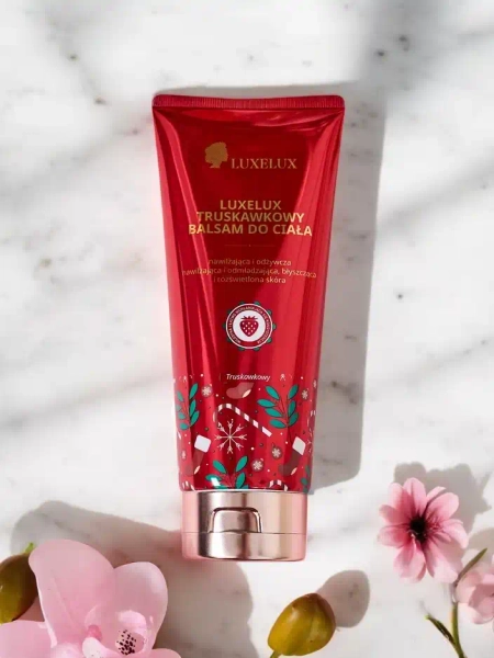 Luxelux Weihnachts-Körperbalsam mit Erdbeerduft 300 ml