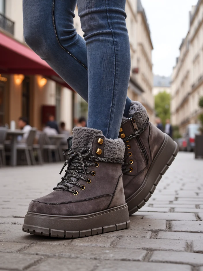 Royalfashion Damen Schneestiefel Bomion