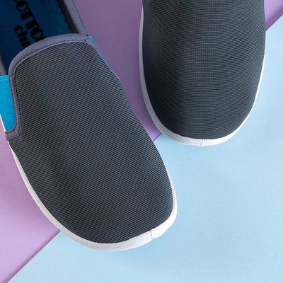 Graue Damenstoff-Sneaker ziehen Molara - Footwear an