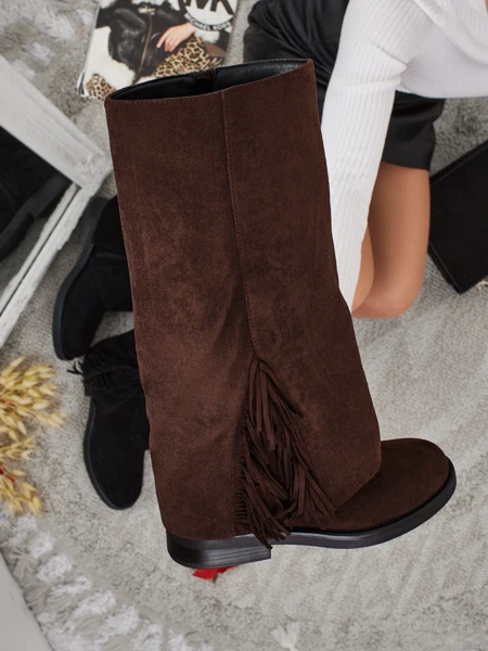 Damen Kozaki Öko-Wildleder mit Schaft Ismara