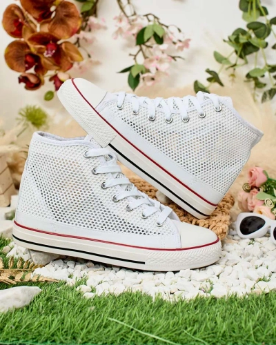 Royalfashion Damen Nizzef durchbrochene Sneakers