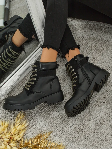 Damen Trapper Stiefeletten Maestroe