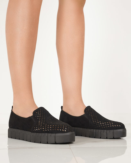 Чорні жіночі ажурні туфлі Ihalmi