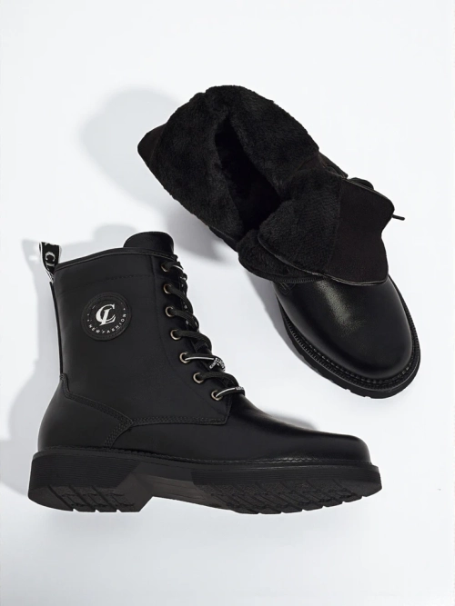 Жіночі ботфорти Tavira на шнурівці з екошкіри