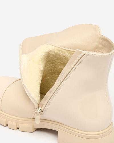 Royalfashion Beige matte Hedaheh Damenstiefel