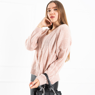 Hellrosa Damenpullover - Kleidung