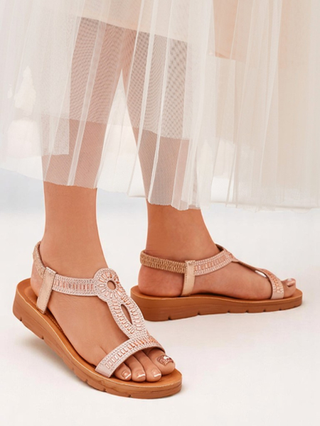 Royalfashion Жіночі сандалі з декоративними ремінцями Ava Shine