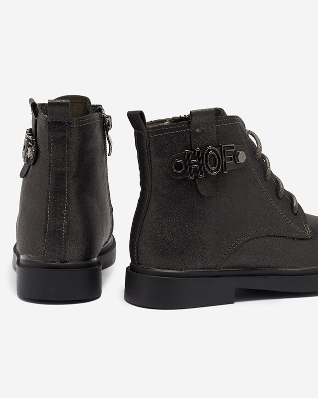 Graphite Mädchenstiefel mit Glitzer Lossia - Footwear