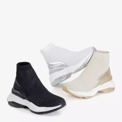 OUTLET Weiße High-Top-Sportschuhe von Lupin - Schuhe