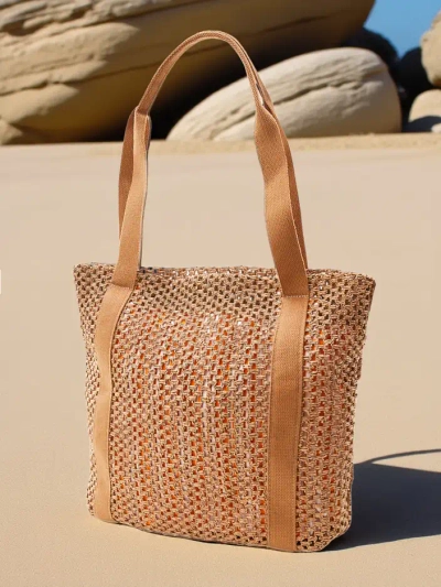 Royalfashion Große Strohtasche für Damen im Sommer
