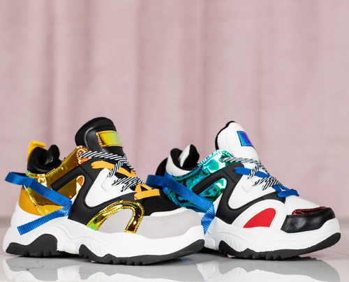 Спортивне потворне взуття з голографічними вставками Viridiana - Взуття