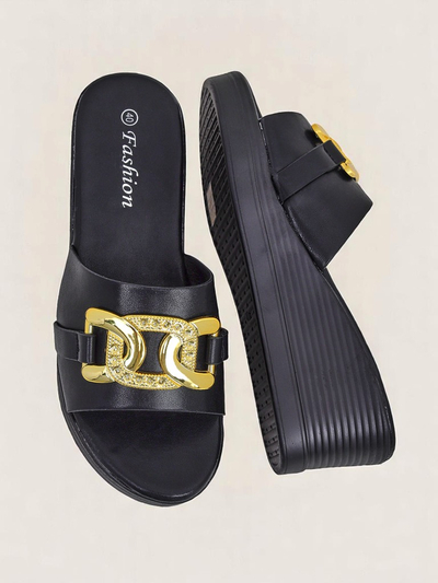 Royalfashion Damen Keilsandaletten Nolia