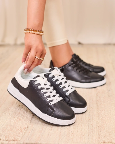 Royalfashion Чорно-білі жіночі спортивні кросівки Classic Vibes