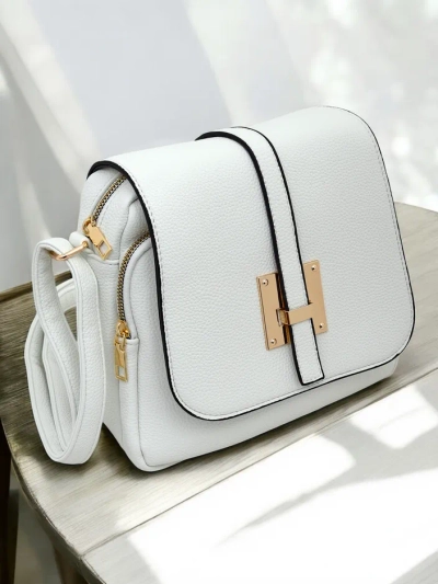 Royalfashion Vielseitige quadratische Tasche aus ökologischem Leder