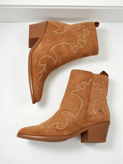 Velvet Ash Damen Cowboystiefel – mit Absatz