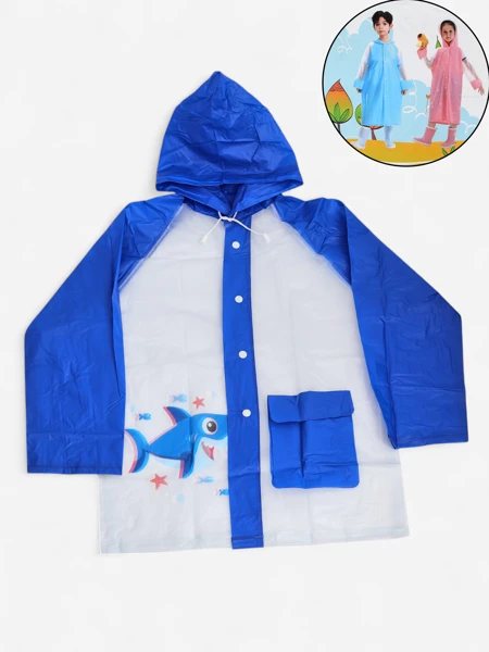 Royalfashion Kinderregenmantel Shark Splash