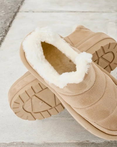 Royalfashion Damen Zoeno kurze Stiefel a'la Schneestiefel