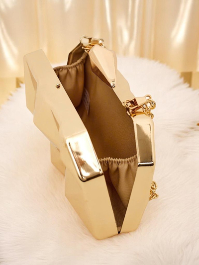 Royalfashion Damen-Clutch Metal Muse
