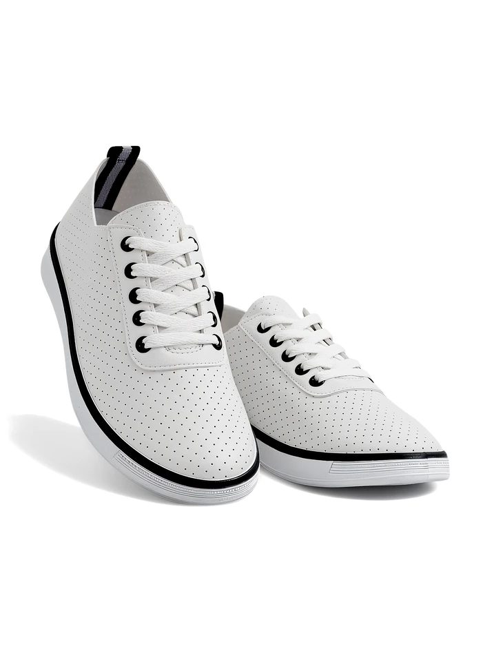 Royalfashion Damen perforierte Sportschuhe Pumbes