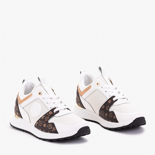 Білі жіночі кросівки з принтом Evenra