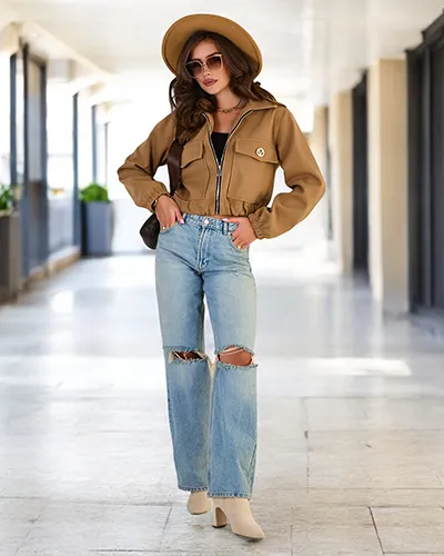 Royalfashion Damen Bomberjacke