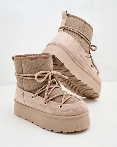 Royalfashion Damen-Schnürstiefel Filori