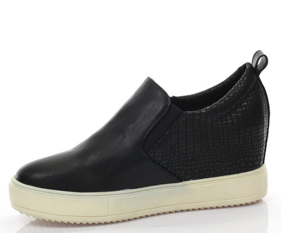 Schwarzer Slip-on-Wedges Refferas - Footwear