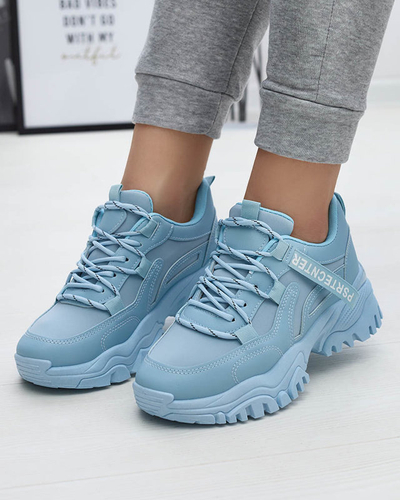 Blaue Damen-Sneaker-Sportschuhe Evilpo- Footwear