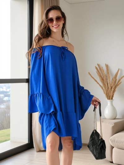 Royalfashion Damenkleid a'la Spanisch mit Rüschen oversized