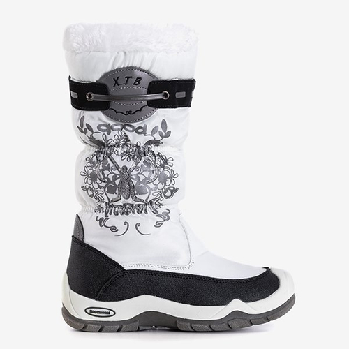 Білі дитячі дитячі чоботи Іани - Взуття