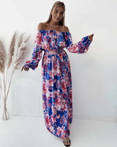 Royalfashion Damen Midikleid mit originellem Muster