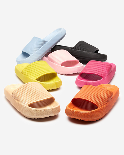 Grüne Gummislipper mit Torika-Prägung - Footwear