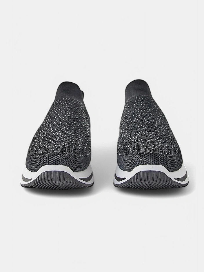 Royalfashion Damen Slipper Stoff Sport Schuhe Terrifa