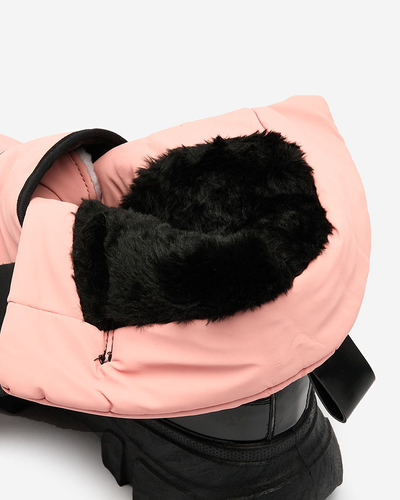 Royalfashion Damen Schneestiefel in rosa Enamirela