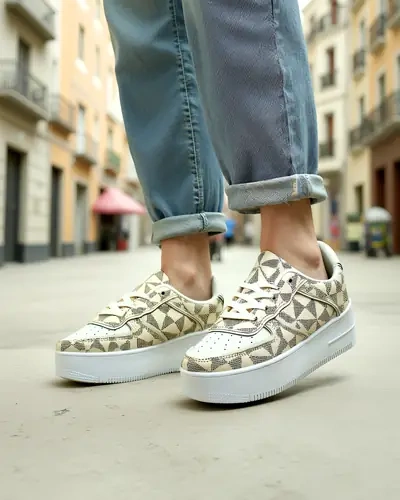 Royalfashion Damen Sportschuhe mit Ozofio-Print