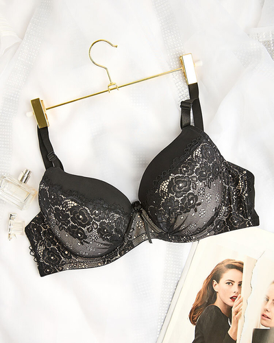 Royalfashion Damen-BH mit Spitzenverzierung