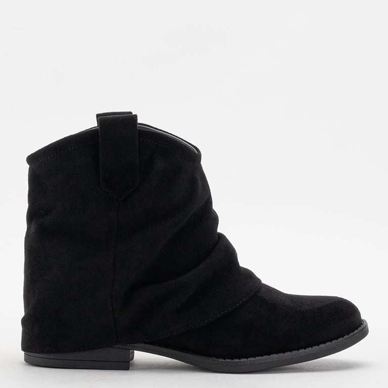 Schwarze Damen-Slipper à la Cowboystiefel Tolli - Schuhe