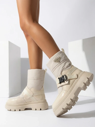 Royalfashion Damen Fileuri Schneestiefel