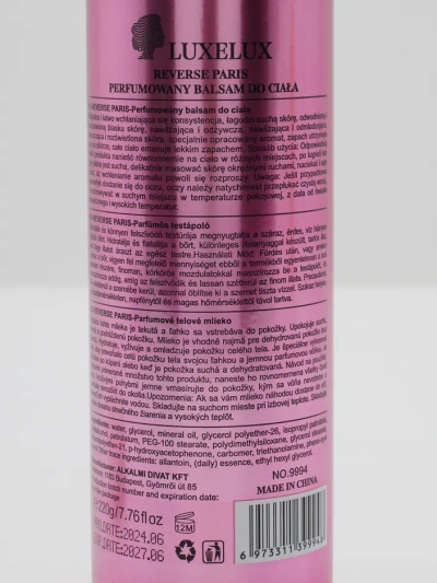 Luxelux Duftendes Körperbalsam Reverse Paris 220 g