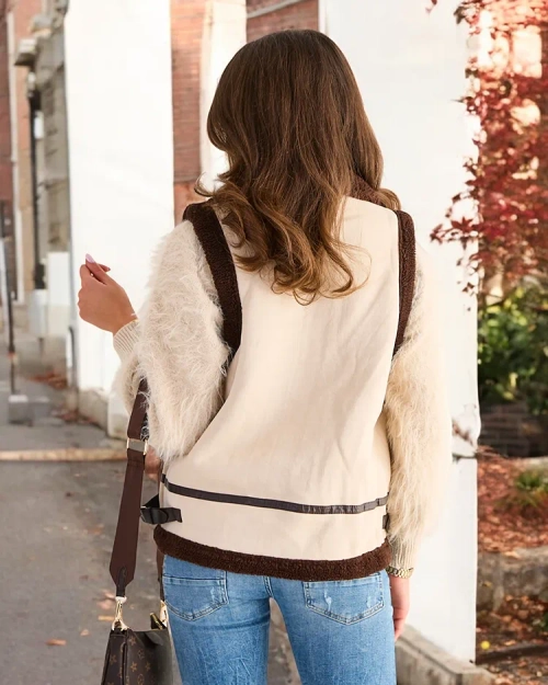 Жіночий жилетка Royalfashion зі штучного хутра