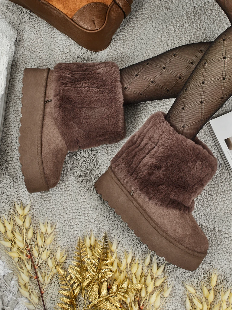 Damen Schneestiefel mit Fell Irelle