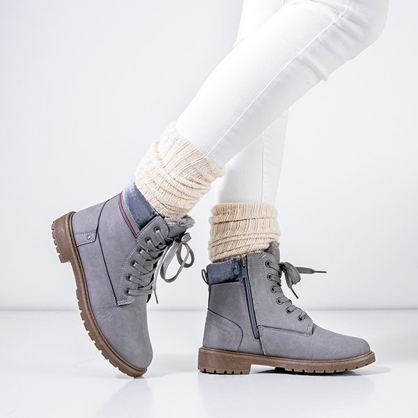 Colorado grau isolierte Stiefel - Schuhe