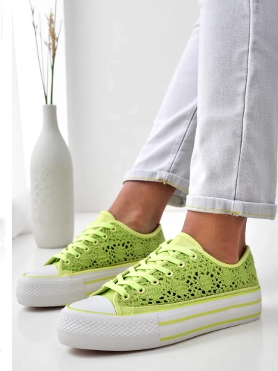 Royalfashion Damen perforierte Sneakers Nizzet