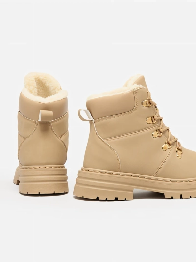 Royalfashion Beige Damen Develier Trappers