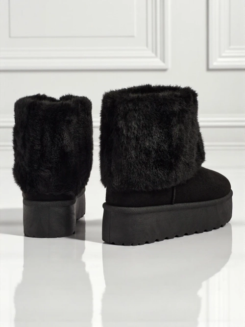 Чоботи a'la снігоходи жіночі з хутром Irelle