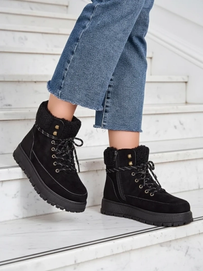 Royalfashion Damen Winterstiefel Bomion
