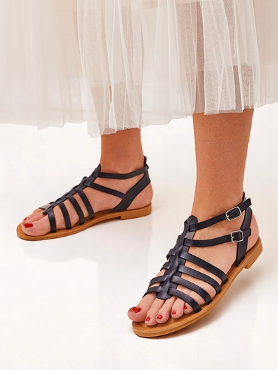 Royalfashion Damen-Sandalen im römischen Stil Roma Chic