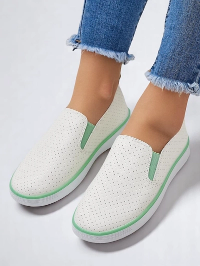 Royalfashion Damen perforierte Slipper Kassias